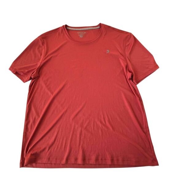 Reel Legends Mens Performance UPF 50 Orange Short Sleeve Shirt Large - Picture 2 of 10